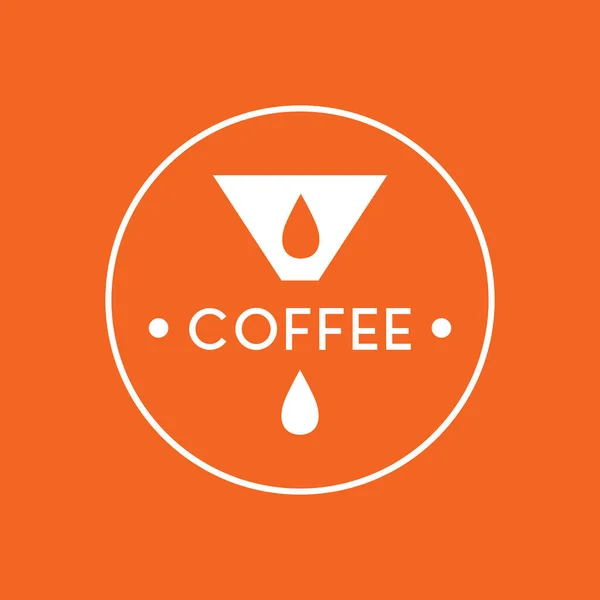 Besonderheit Kaffee Logo Symbol Vektorfarbe Illustration — Stockvektor