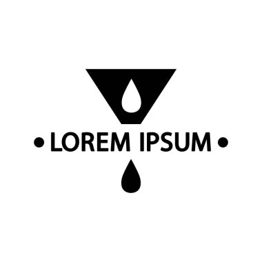 Kahve makinesi simgesinin üzerine dalga doldur, vektör logosu illüstrasyonu