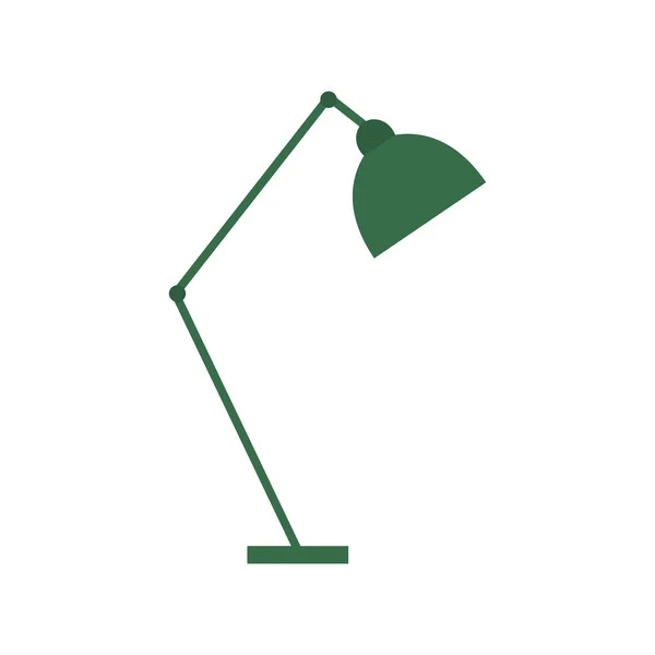 Значок Настольной Лампы Векторная Цветная Иллюстрация — стоковый вектор