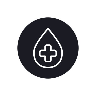 Alkol jeli, el dezenfektanı ikonu, vektör çizgisi çizimi