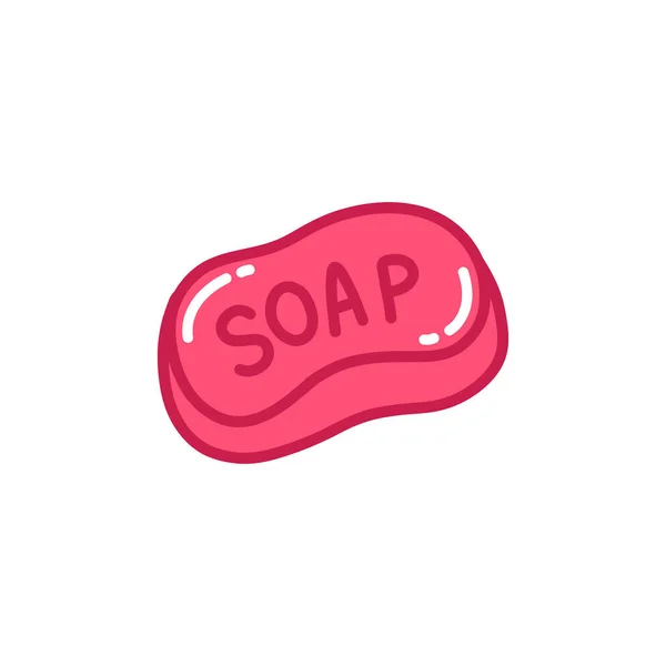 Soap Doodle Icon Vector Color Illustration — Stock Vector
