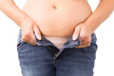 Jeans don't fit after weight gain clipart