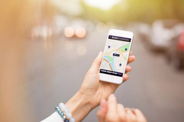 Hareket eden telefon app paylaşımı Ride