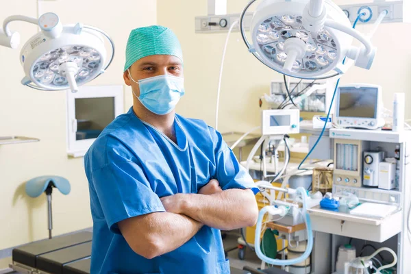 Male doctor in operation room Stock Photo