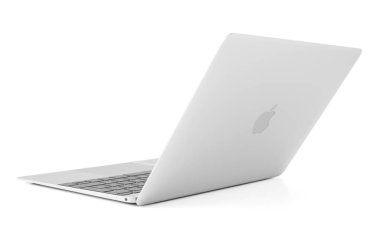 Riga, Letonya - 29 Aralık 2016: 12-inç Macbook dizüstü bilgisayar.