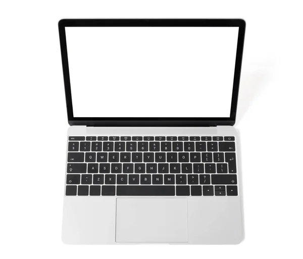 Laptop computer from above — Stock Photo, Image