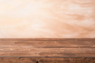 Ahşap yüzey ve ışık arka plan