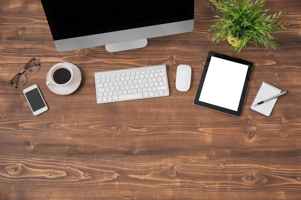 Fondo del espacio de trabajo — Foto de Stock