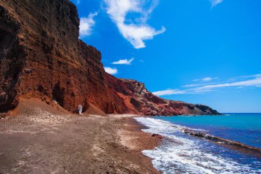 Red beach santorini, Yunanistan