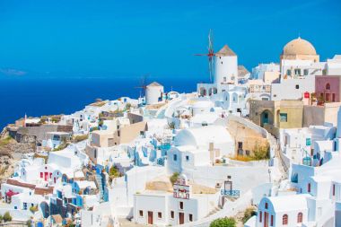 Santorini, Yunanistan'ın geleneksel evleri