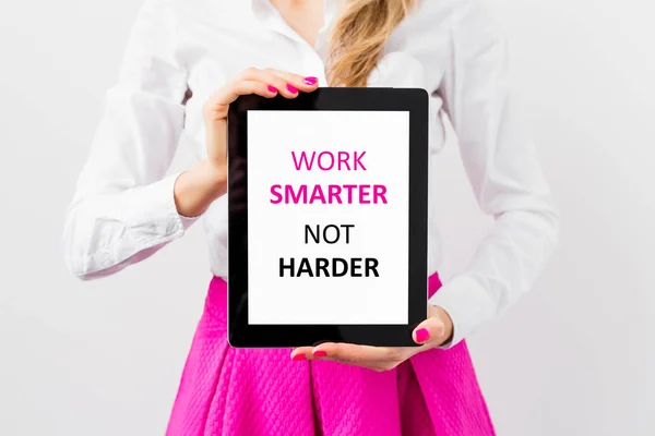 Work smarter not harder — Stock Photo, Image