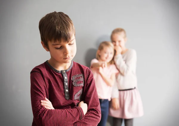 Girls Gossiping Classmate — Stock Photo, Image