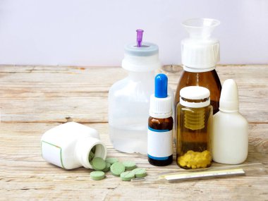 soğuk ilaç - hap, şurup, damla, ampül, şırınga