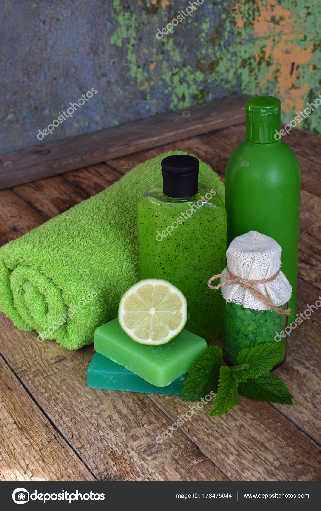 Limette Minze Zusammensetzung Beauty-Behandlung-Produkte in ... Limette Minze Zusammensetzung Beauty-Behandlung-Produkte in ...