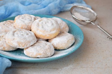 Susamlı kurabiye tarihi doldurma ile. Orta Doğu kurabiyeler. Eid ve Ramazan tarihleri tatlılar. Kahk. Arap mutfağı. Kopya alanı