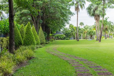 blok taş yürüyüş yolu Park