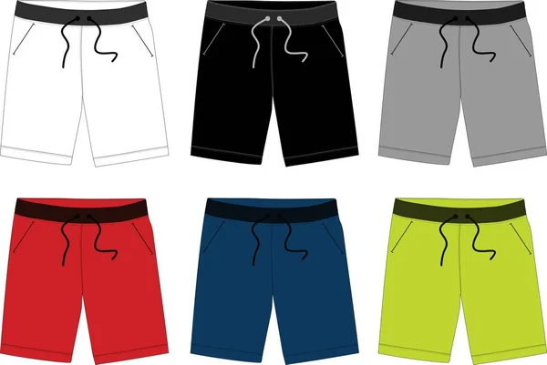 Vector korte broek voor mannen — Stockvector