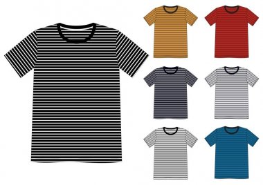 vektör t gömlek şablonu