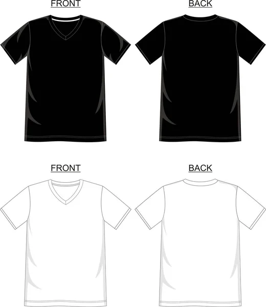 T shirt template — Stock Vector