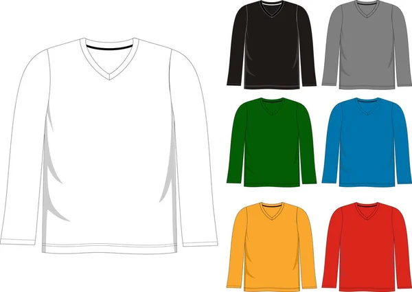 T shirt template — Stock Vector