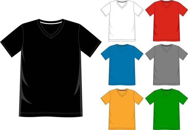 T Shirt modelo —  Vetores de Stock