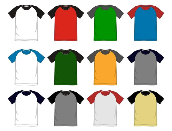 Collection de modèles de t-shirts vectoriels — Image vectorielle