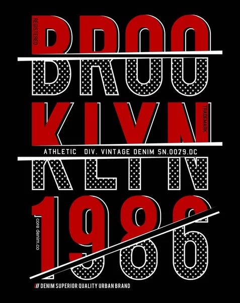 Vektor Typografie Varsity Für Shirt Print Männer — Stockvektor
