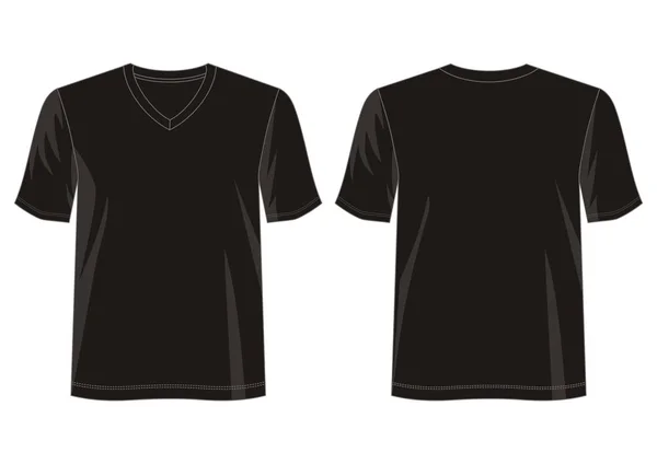 Design Vector Shirt Template Collection Men Color Black White Blue — Stock Vector