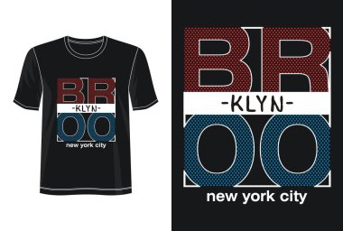  Yazdırma tişörtü için tipografi tasarımı