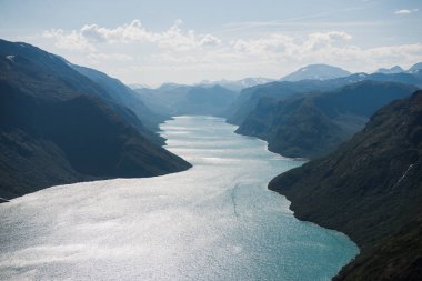 Norveç, Jotunheimen Ulusal Parkı 'ndaki görkemli manzara