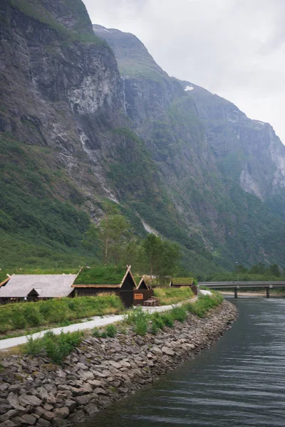 Pemandangan Alam Scenic Norwegia Musim Panas — Foto Stok Gratis