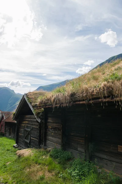 Beautiful Wooden Houses Village Norway — Free Stock Photo