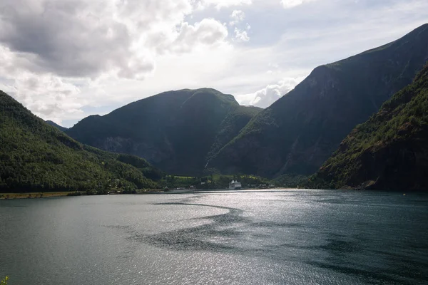 Vista Panorâmica Natureza Noruega Verão — Fotos gratuitas