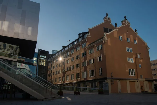 Arsitektur Indah Oslo Norwegia — Foto Stok Gratis