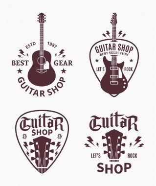 Vektör gitar Dükkanı logosu