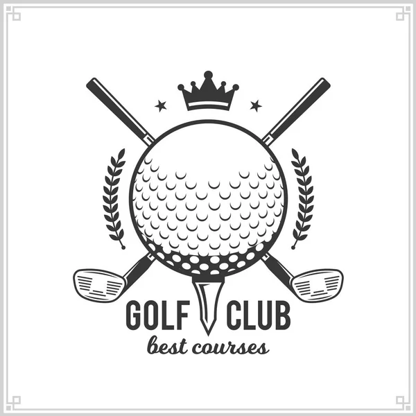 Golf club logo — Stock Vector