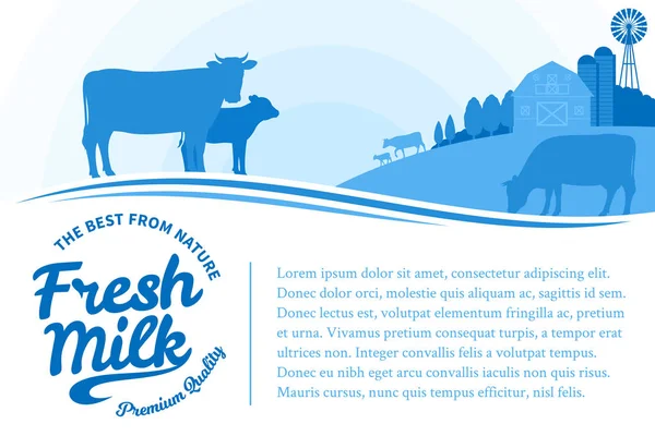Ilustración de leche vectorial — Archivo Imágenes Vectoriales