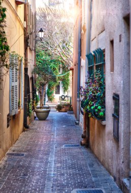San-Tropez-Ocak 01, Saint-Tropez 2018.Old sokaklarında