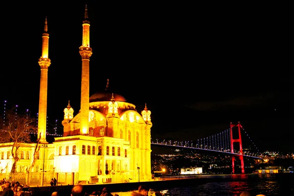 Turkey Istanbuli November 2017 Night Istanbul — Stock Photo, Image