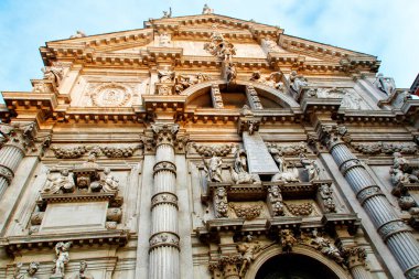 Venice, İtalya - 6 Şubat 2018: Mimari Venedik