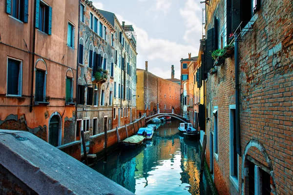 Венеції Лютого 2018 Каналу Гондоли Венеції Італія — стокове фото