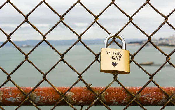 German love padlock — Stock Photo, Image