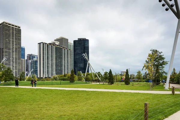İnsanlar Chicago Millenium Park,