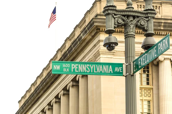 Pennsylvania Ave en Washington DC — Foto de Stock