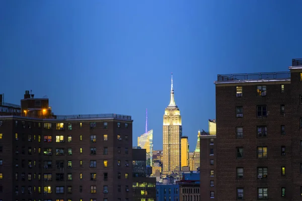 Empire State Building bei Sonnenuntergang — Stockfoto