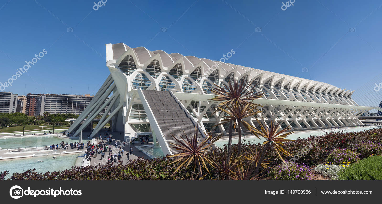Città delle arti e delle scienze di valencia, spagna — foto ... Citta delle arti e delle scienze di valencia
