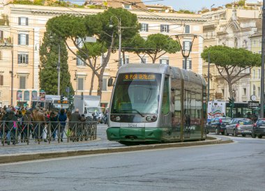 Roma'da tramvay