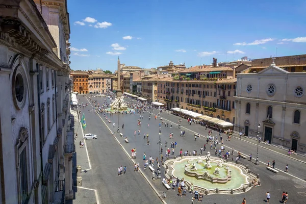 Veduta aerea di Piazza Navona — Foto Stock