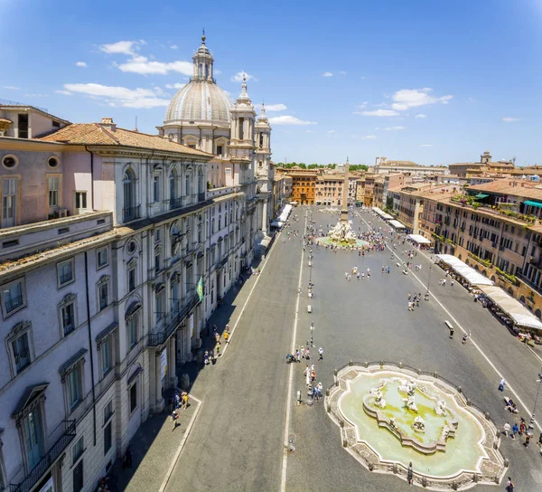 Veduta aerea di Piazza Navona — Foto Stock