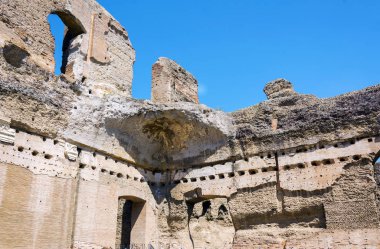 Caracalla, antik hamamlar Roma genel thermae Harabeleri